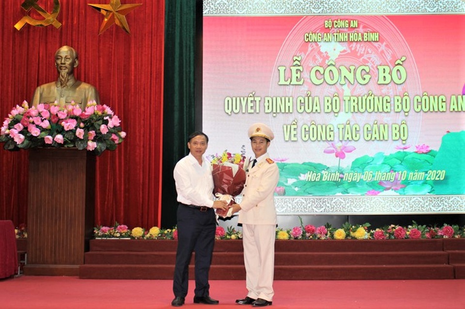 Trưởng Công an TP Hòa Bình làm Phó Giám đốc Công an tỉnh - 2 Trưởng Công an TP Hòa Bình làm Phó Giám đốc Công an tỉnh - 2