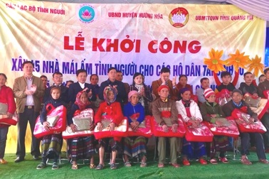 Quảng Trị: Xây dựng nhà ở cho 45 hộ dân vùng bị sạt lở núi