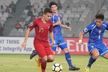 U19 Indonesia đánh bại Đài Bắc Trung Hoa tại giải U19 châu Á