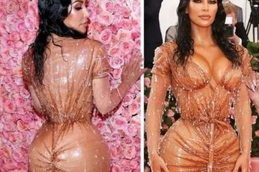 Kim Kardashian thừa nhận "đau đớn" khi diện váy quá bó
