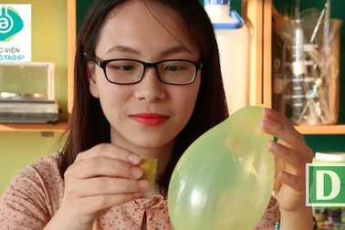Tinh dầu từ vỏ cam có thể làm nổ bóng bay