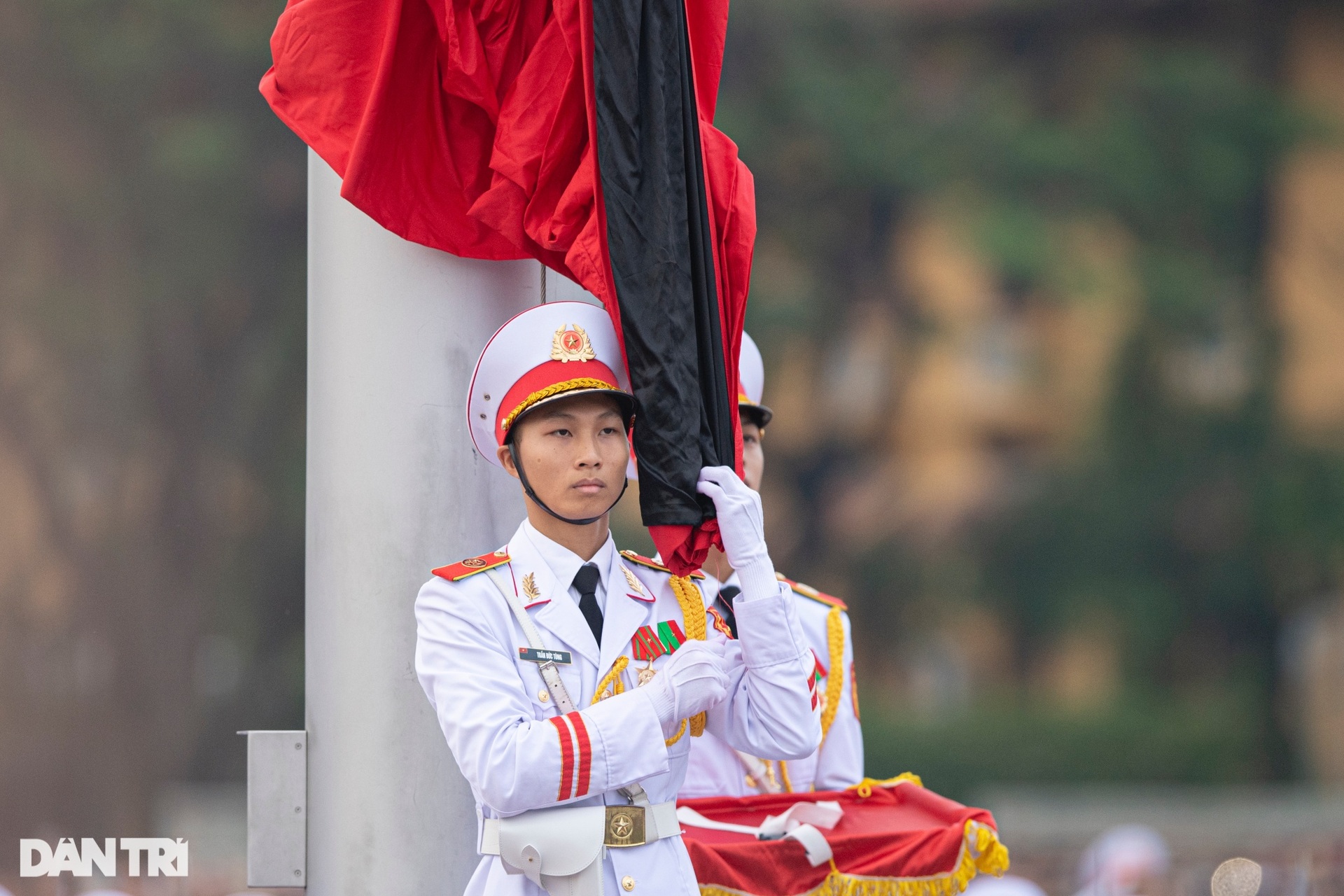 Trang nghiêm Lễ thượng cờ rủ Quốc tang Tổng Bí thư Nguyễn Phú Trọng - 8