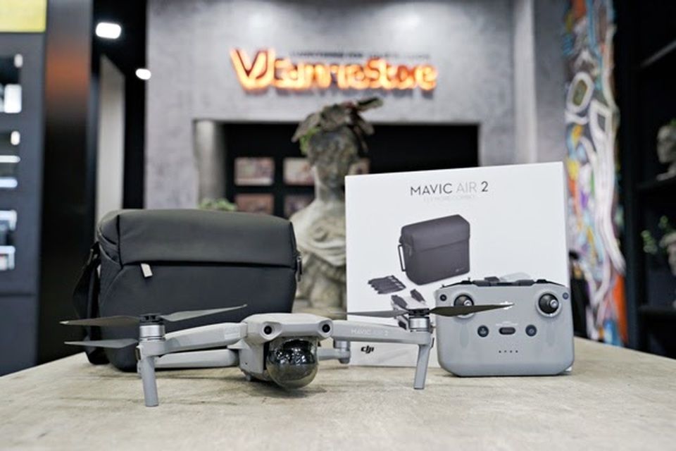Trên tay flycam DJI Mavic Air 2, quay 4k/60p, thời gian bay 34 phút - 1 Trên tay flycam DJI Mavic Air 2, quay 4k/60p, thời gian bay 34 phút - 1