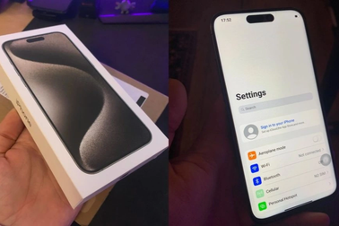 Nhận iPhone 15 Pro Max hàng giả dù đặt mua từ Apple