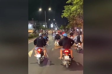 Nhóm thanh niên đánh nhau giả để quay clip bị công an mời làm việc thật