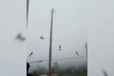 Nghệ sĩ xiếc Anselmo Gómez gặp tai nạn hồi năm 2020