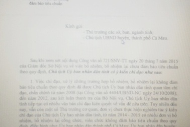 Phê bình nhiều cơ quan bổ nhiệm cán bộ không đủ chuẩn