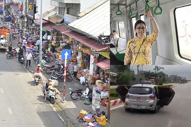 “Đi thử” tàu đường sắt trên cao và bất ngờ chiếc taxi mở toang cửa chạy