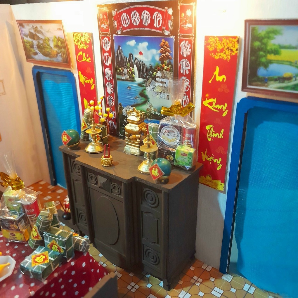 Ấn tượng mô hình Tết sum vầy ngày xưa của nữ sinh Sóc Trăng - 3 Ấn tượng mô hình Tết sum vầy ngày xưa của nữ sinh Sóc Trăng - 3