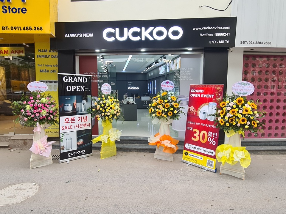 Mua hàng chính hãng và hưởng hậu mãi tại showroom Cuckoo Hà Nội - 1 Mua hàng chính hãng và hưởng hậu mãi tại showroom Cuckoo Hà Nội - 1