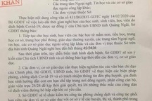 Quảng Ngãi: Học sinh nghỉ đến hết tháng 2, giáo viên trực 24/24h