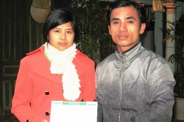 Món quà đầu xuân đến với chị Nguyễn Thị Hằng