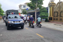 Công an bất ngờ phong tỏa nhiều tuyến đường ở Quảng Ngãi và Vĩnh Phúc