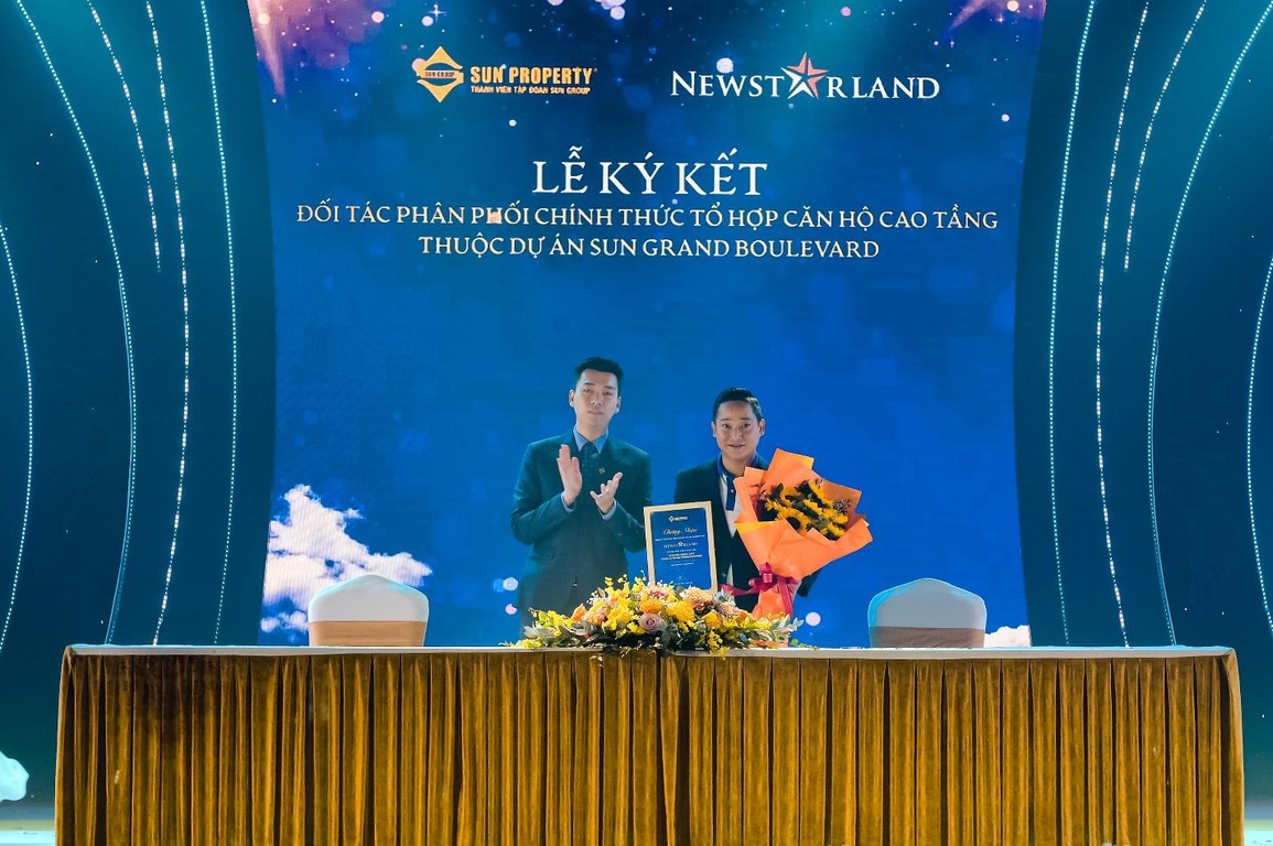Newstarland được Sun Property chọn mặt gửi vàng tại Sun Grand Boulevard - Legacy Gate - 2 Newstarland được Sun Property chọn mặt gửi vàng tại Sun Grand Boulevard - Legacy Gate - 2