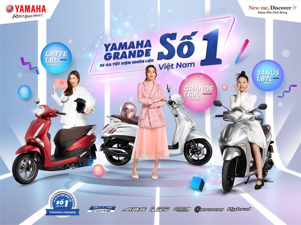 Yamaha Grande tiếp tục thống lĩnh ngôi vương tiết kiệm nhiên liệu năm 2021 - 1 Yamaha Grande tiếp tục thống lĩnh ngôi vương tiết kiệm nhiên liệu năm 2021 - 1