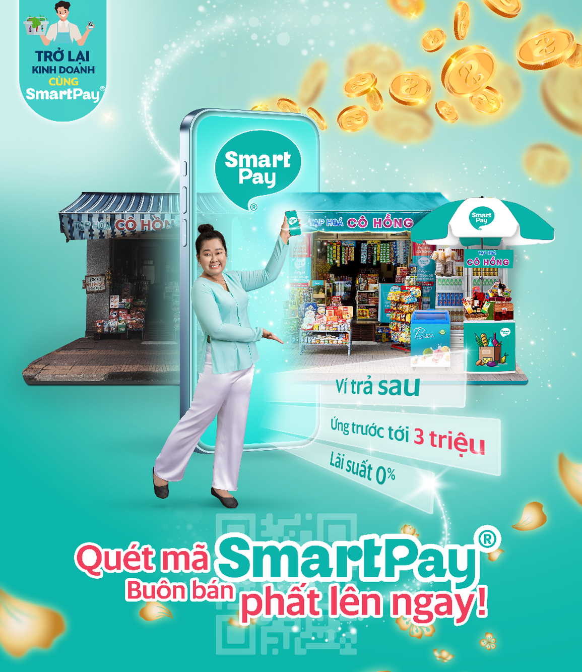 Hỗ trợ đến 200 tỷ, SmartPay khởi động năm 2022 đồng hành cùng tiểu thương Việt - 3 Hỗ trợ đến 200 tỷ, SmartPay khởi động năm 2022 đồng hành cùng tiểu thương Việt - 3