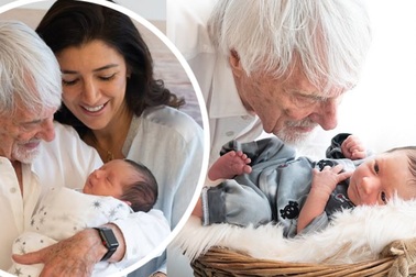 Bernie Ecclestone khoe con nhỏ đáng yêu