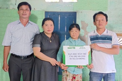 Tiền bạn đọc ủng hộ giúp giữ mảnh vườn để người phụ nữ khốn khổ mưu sinh