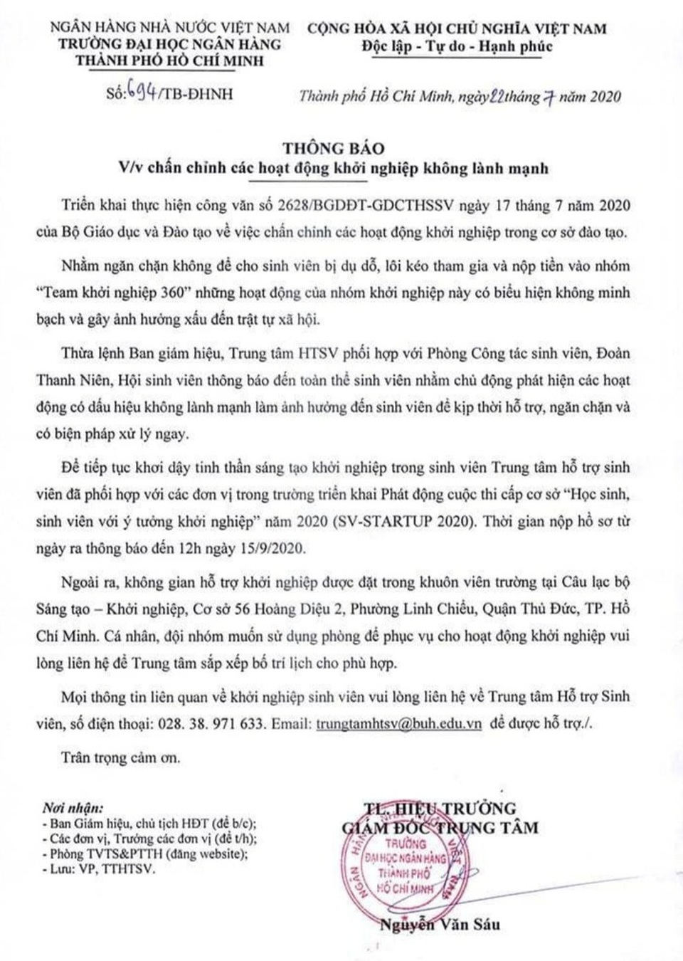 Trường đại học chấn chỉnh sinh viên tham gia khởi nghiệp không lành mạnh - 2 Trường đại học chấn chỉnh sinh viên tham gia khởi nghiệp không lành mạnh - 2