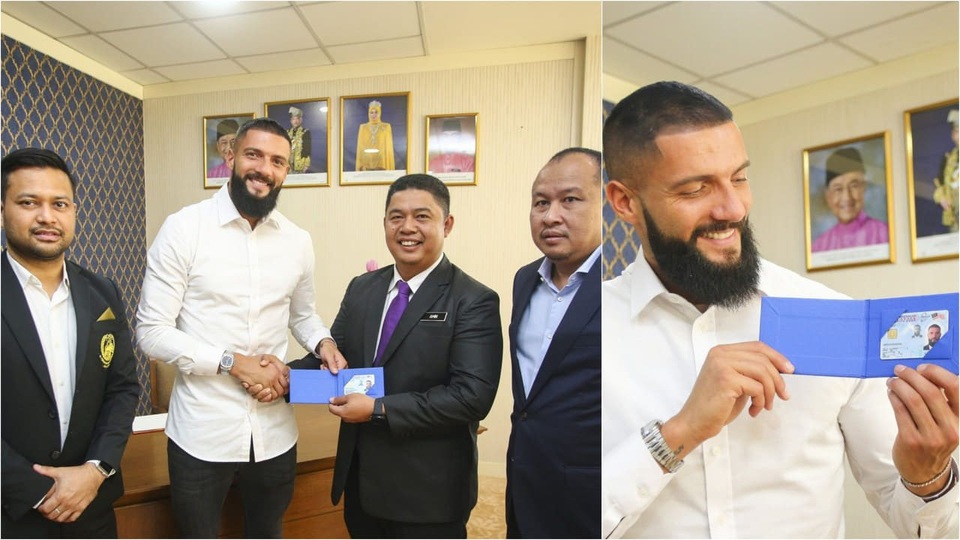 Malaysia nhập tịch thêm 1 cầu thủ trước trận gặp Việt Nam - 1 Malaysia nhập tịch thêm 1 cầu thủ trước trận gặp Việt Nam - 1