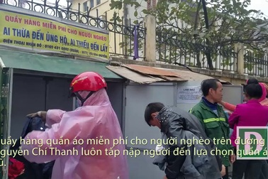 Tủ quần áo miễn phí cho người nghèo ở Hà Nội
