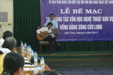 Bế mạc trại sáng tác văn học nghệ thuật khu vực ĐBSCL