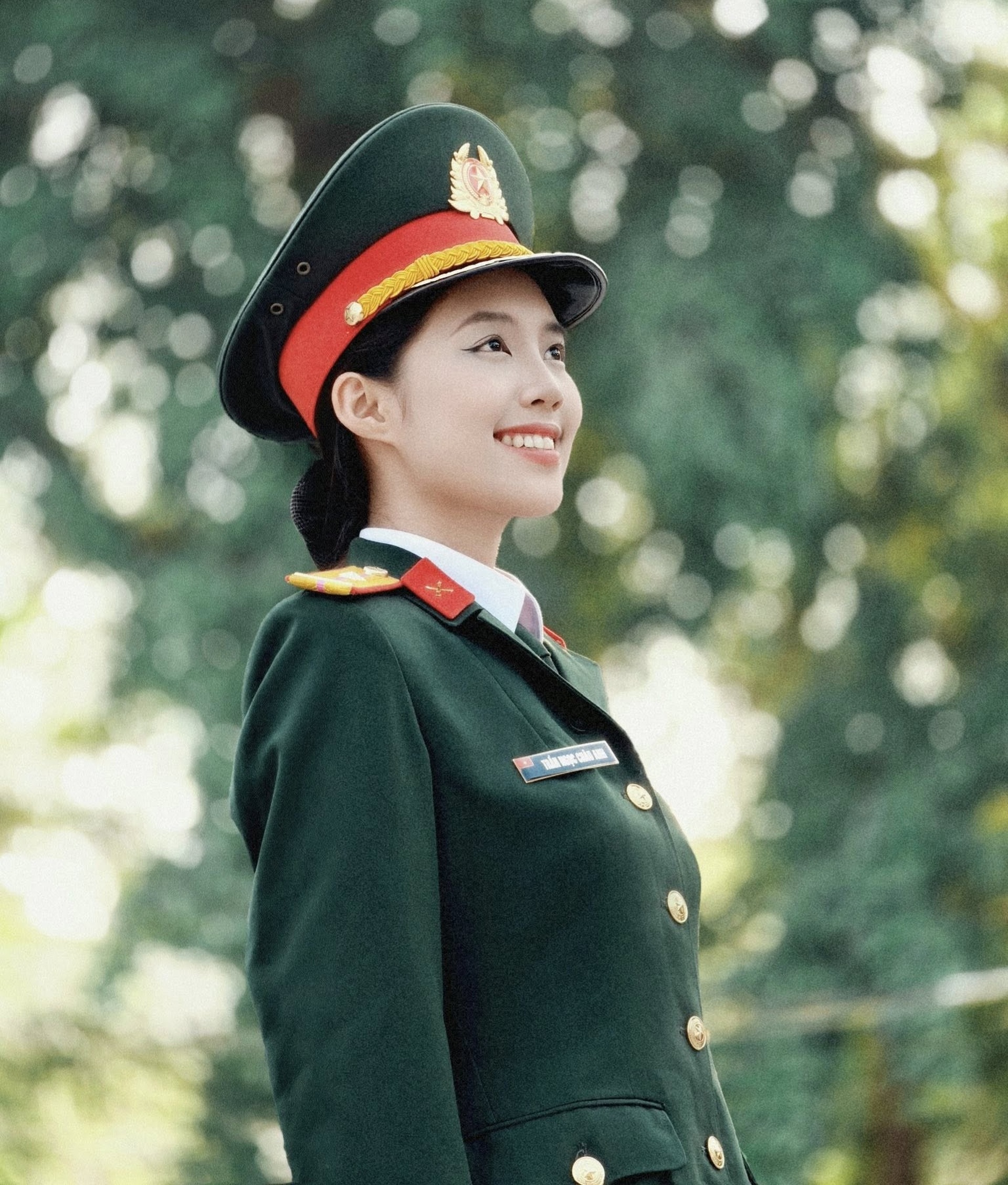 Nhan sắc Thiếu úy quân nhân 22 tuổi gây chú ý tại cuộc thi Hoa hậu Việt Nam - 3