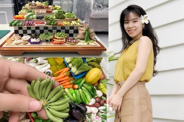 Người thổi hồn cho đồ ăn tí hon bằng đất sét