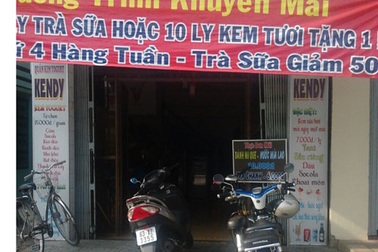 Táo tợn vào tiệm kem cướp laptop