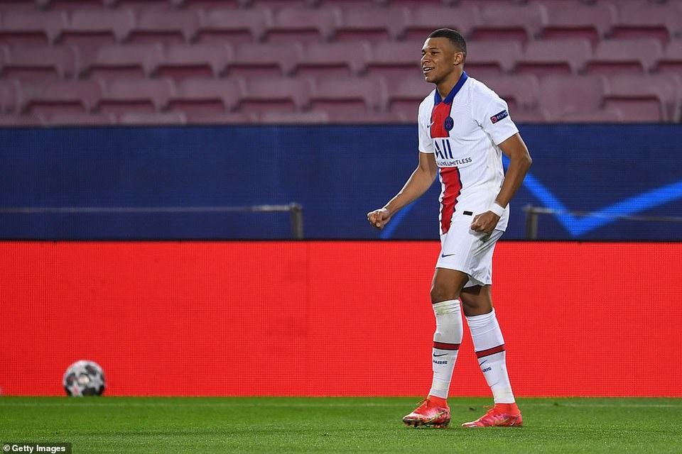 Barcelona 1-4 PSG: Cú hattrick của Mbappe - 14 Barcelona 1-4 PSG: Cú hattrick của Mbappe - 14