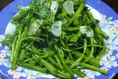 Rau muống Linh Chiểu: Đặc sản tiến vua