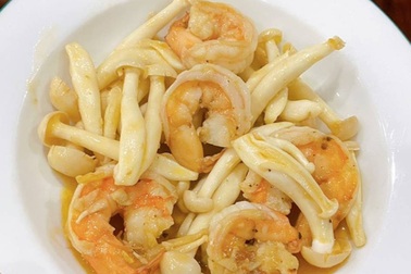 Nấm hải sản xào tôm