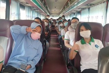 Sinh viên ĐH Tây Nguyên lên đường chi viện giúp Bình Dương chống dịch