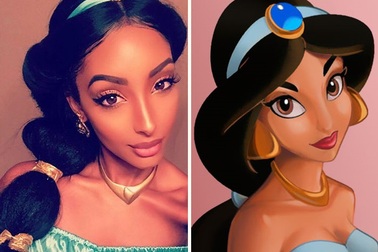 Sửng sốt trước nhan sắc cô gái giống hệt nàng công chúa Jasmine