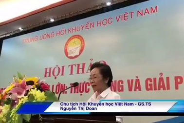 GS.TS Nguyễn Thị Doan - Chủ tịch Hội Khuyến học Việt Nam nói về sự bất cập trong học tập của người lớn