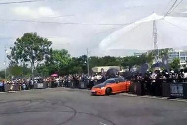 Tai nạn trong lễ quảng bá an toàn giao thông