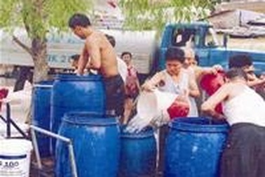 Nước sinh hoạt bắt đầu thiếu nghiêm trọng 