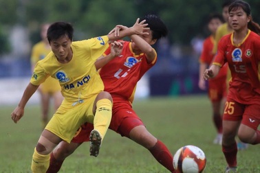 Đội Hà Nội tạm giữ ngôi đầu giải bóng đá nữ vô địch quốc gia 2025