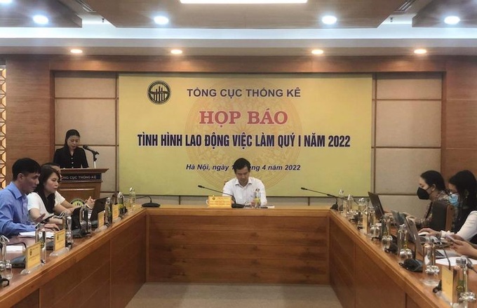 Họp báo công bố tình hình lao động, việc làm quý I/2022 