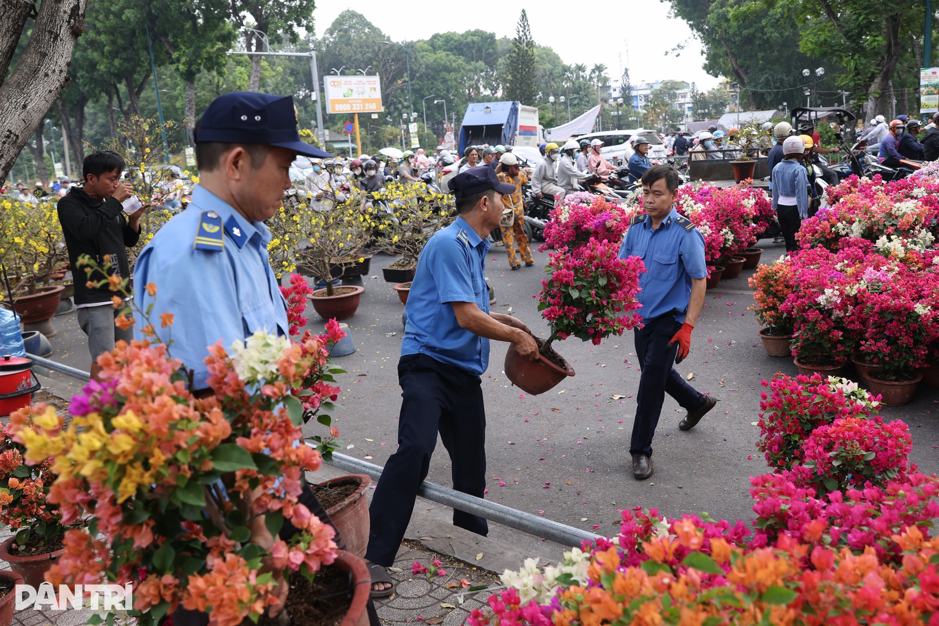 Tiểu thương ở TPHCM đập hoa, bán tháo chiều 29 Tết - 5 Tiểu thương ở TPHCM đập hoa, bán tháo chiều 29 Tết - 5