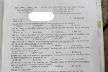 Từ vụ thi môn địa lý "lạ": "Tôi năm nay 60 tuổi vẫn làm được 80% đề này"