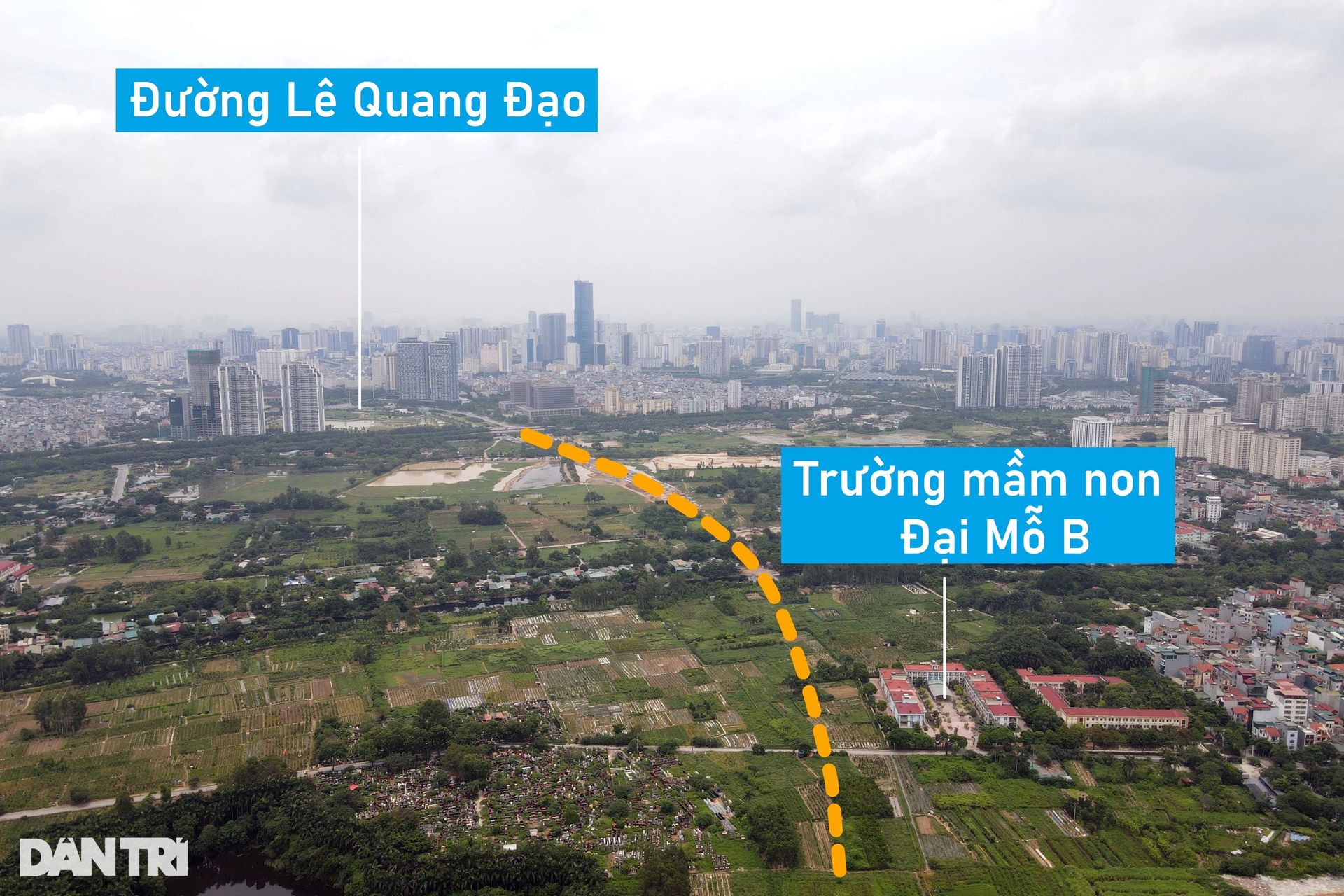 Hiện trạng 2 trục đường quy hoạch đi qua khu đô thị mới Dương Nội - 8 Hiện trạng 2 trục đường quy hoạch đi qua khu đô thị mới Dương Nội - 8