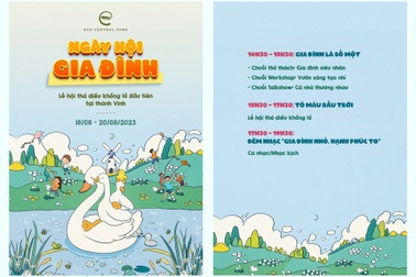 Lần đầu tổ chức lễ hội thả diều lớn nhất thành phố Vinh