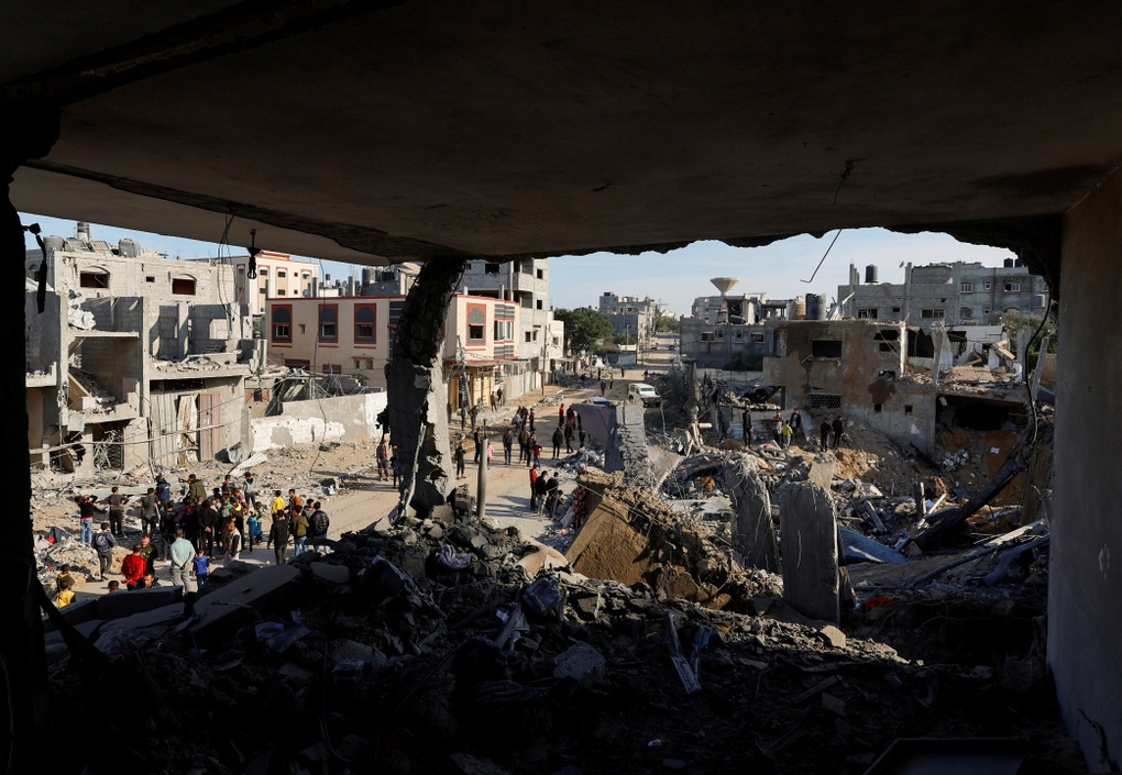 Israel oanh tạc Nam Gaza như động đất - 1