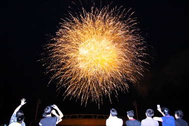 Pháo hoa rực sáng trời thủ đô mừng ngày đất nước thống nhất