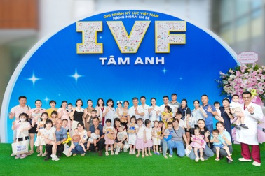 BVĐK Tâm Anh lập kỷ lục hàng trăm em bé hội tụ tại Ngày hội Bầu vàng IVF