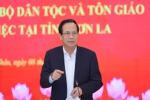 Bộ trưởng Bộ Dân tộc và Tôn giáo làm việc với tỉnh Sơn La