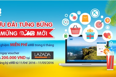 Tưng bừng mua sắm, nhận voucher ưu đãi từ MB