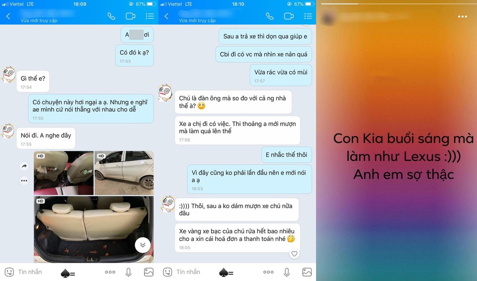Chủ xe nhận lại ô tô như bãi rác sau khi cho mượn, cộng đồng bức xúc thay - 1 Chủ xe nhận lại ô tô như bãi rác sau khi cho mượn, cộng đồng bức xúc thay - 1
