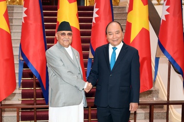 Thủ tướng Nguyễn Xuân Phúc hội đàm với Thủ tướng Nepal
